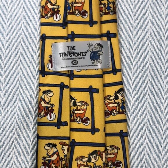 FLINT STONES Tie Hana-Barbera tie Vintage - Picture 4 of 7